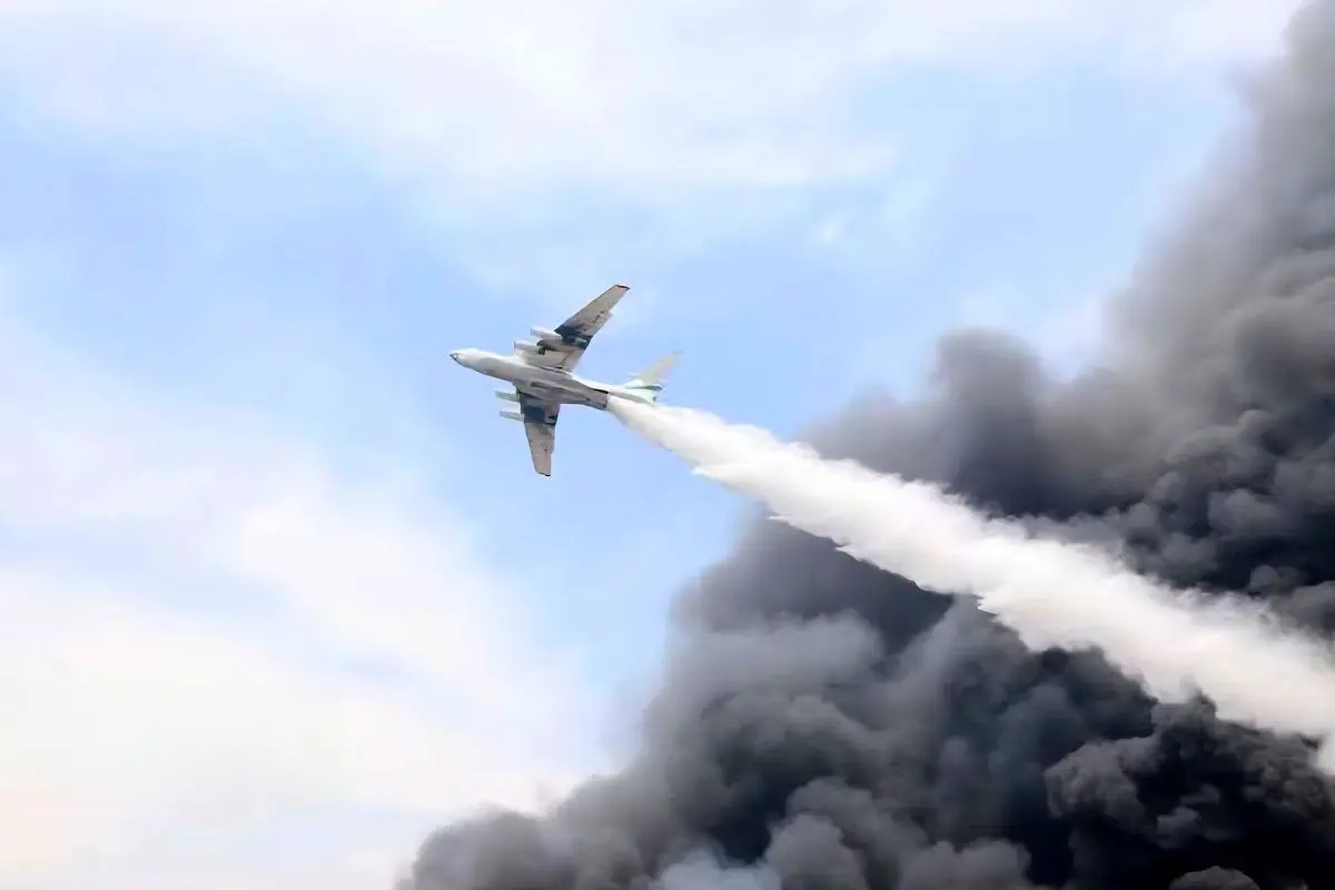 اعزام دو هواپیمای ایلوشین ۴۰ تنی برای انجام عملیات هم‌زمان اطفای حریق از صبح فردا/تعداد بالگردها به ۷ فروند رسید