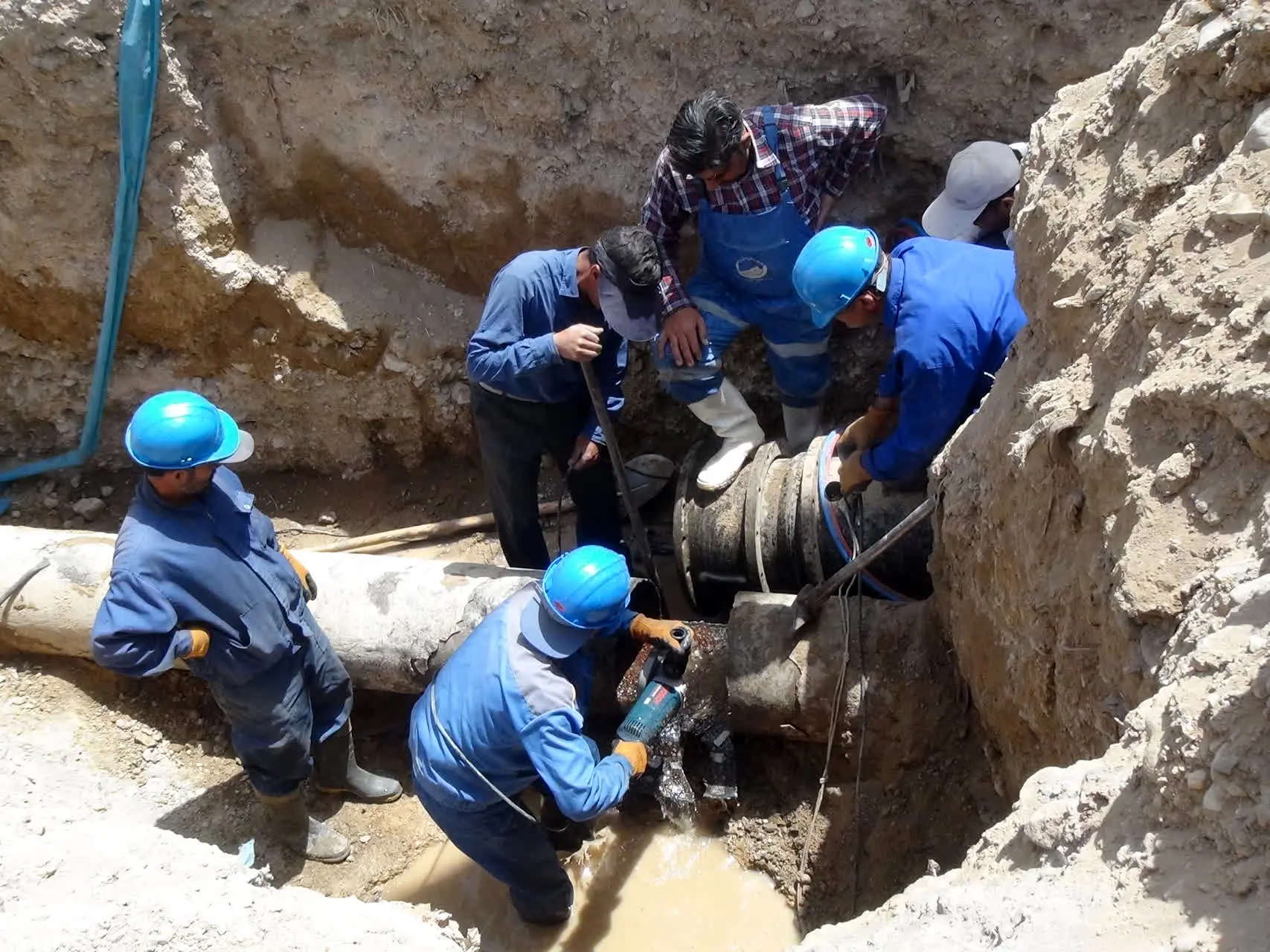 ثبت ۵۵۱ فقره حوادث مرتبط با شبکه آب شهری در همدان