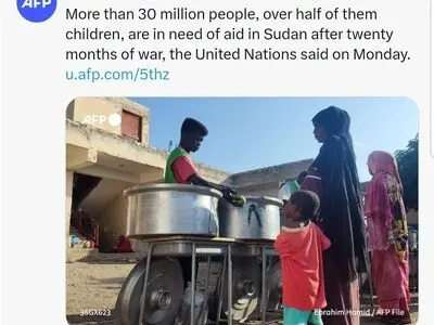 ۳۰ میلیون قحطی‌زده جنگ سودان