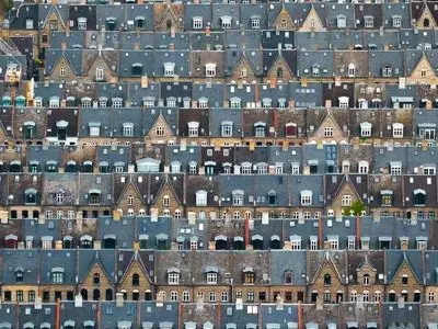 نمای هوایی از محله سیب‌زمینی ها + عکس