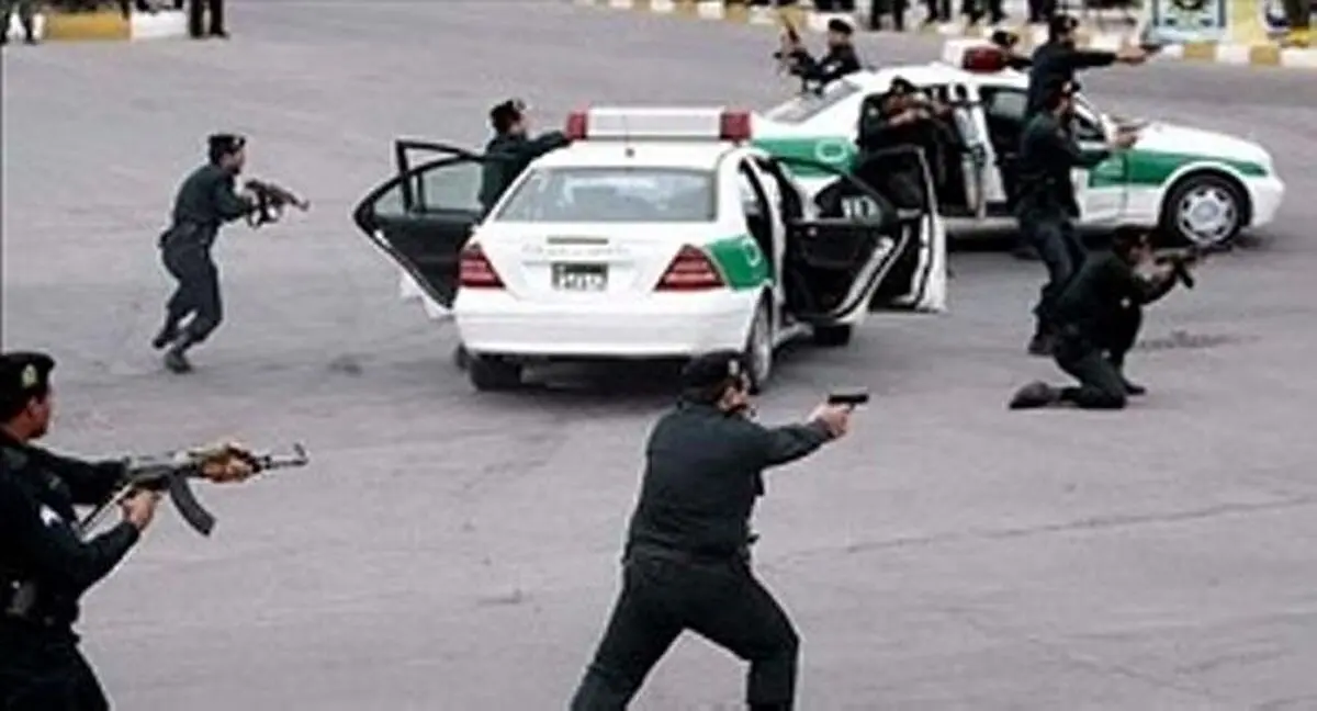 مجروح شدن مهاجم مسلح در درگیری با پلیس ساوه