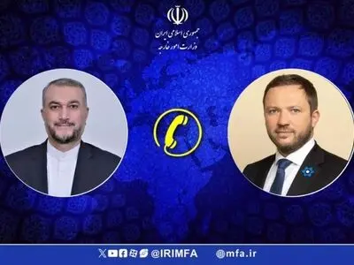 Iranian Foreign Minister and his Estonian counterpart hold telephone conversation