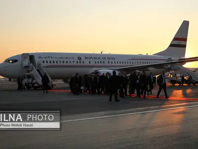 ورود رئیس پارلمان عراق به ایران