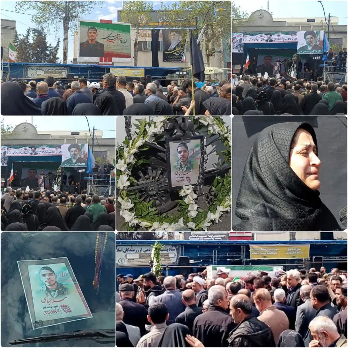 تشییع پیکر مطهر شهید والامقام محمد عباسی در گرگان