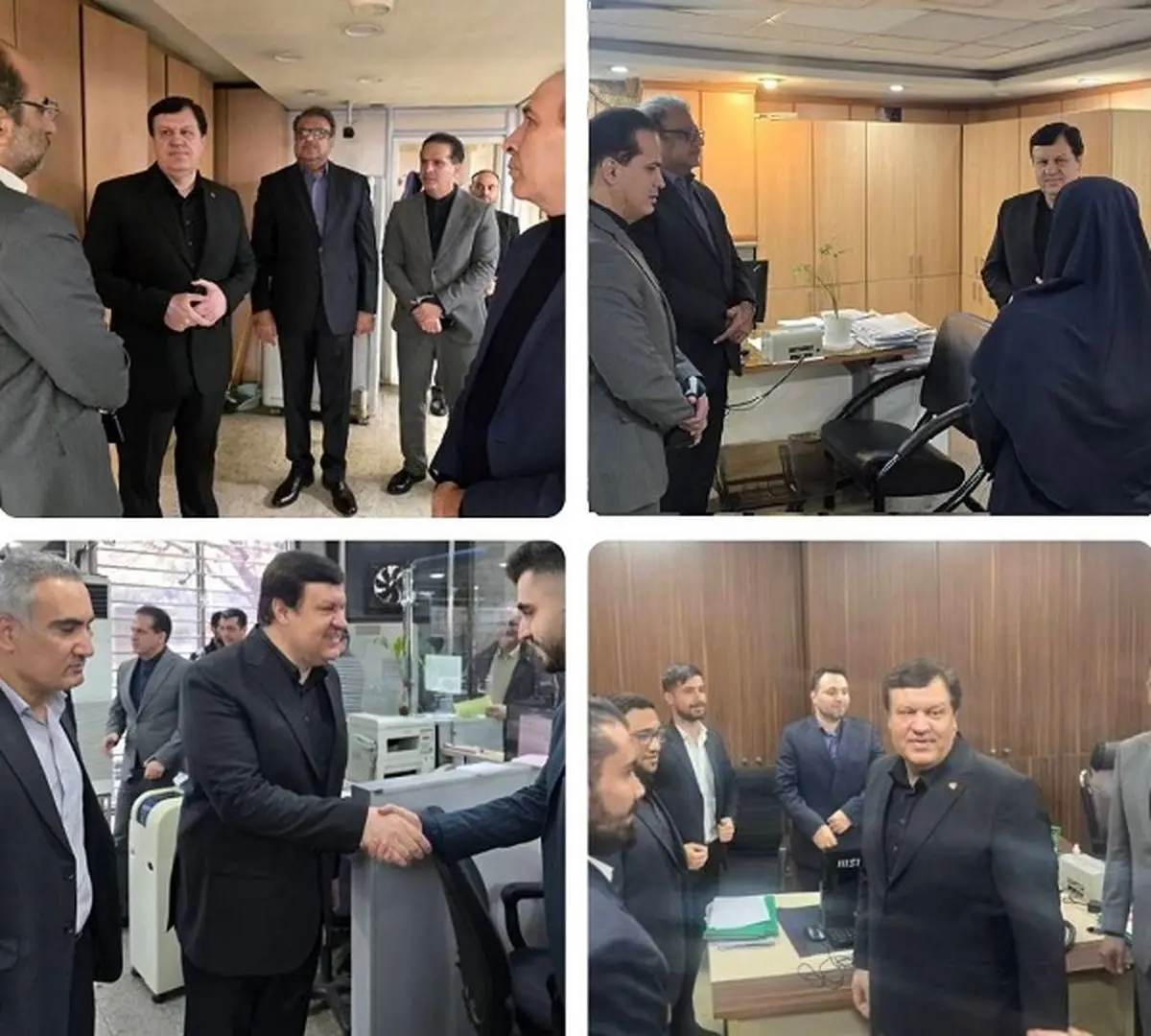 بازدیدهای مستمر و روزانه مدیرعامل و مدیران بانک ملت از شعب و واحدهای ستادی /تاکید بر ارائه خدمات مطلوب بانکی به مشتریان