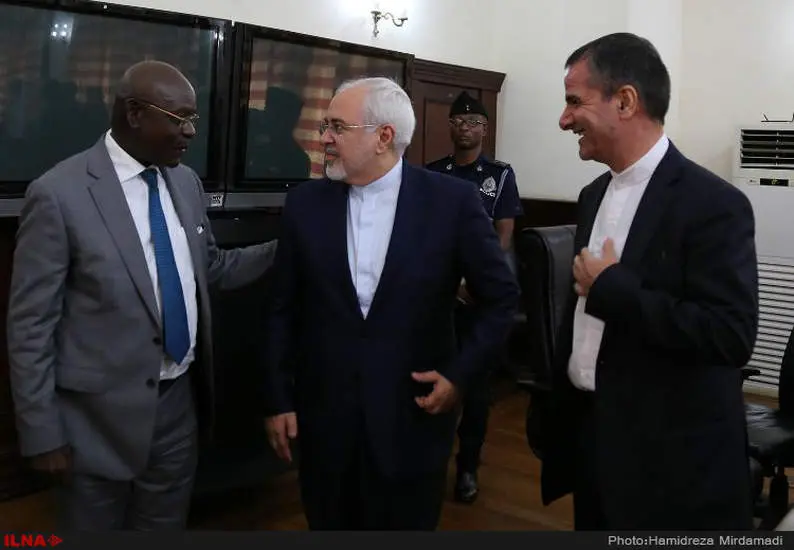 دیدار محمدجواد ظریف وزیر امور خارجه با رئيس مجلس غنا
