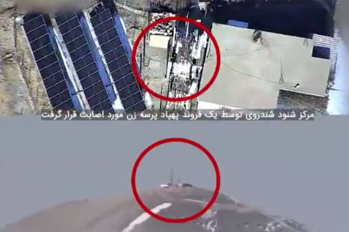 رادار جاسوسی در منطقه شِندِروی مورد اصابت پهپاد پرسه زن قرار گرفت