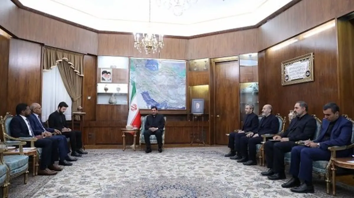 Minister of Foreign Affairs of Sudan meets with Iran's Acting President