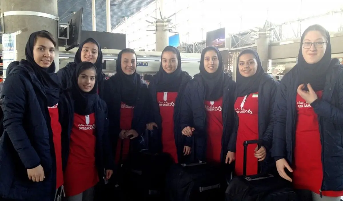 دختران والیبالیست راهی چین شدند