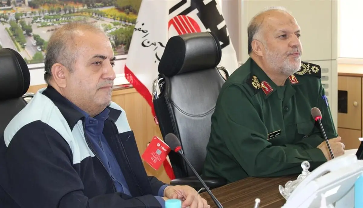 دیدار فرمانده سپاه صاحب الزمان (عج) با مدیرعامل ذوب آهن اصفهان
