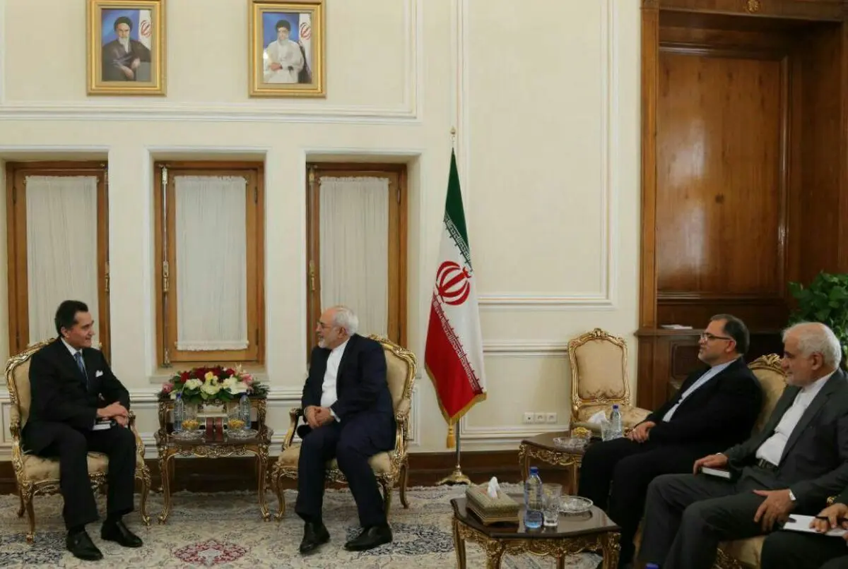 دیدار خداحافظی سفیر مکزیک در تهران با ظریف + تصویر