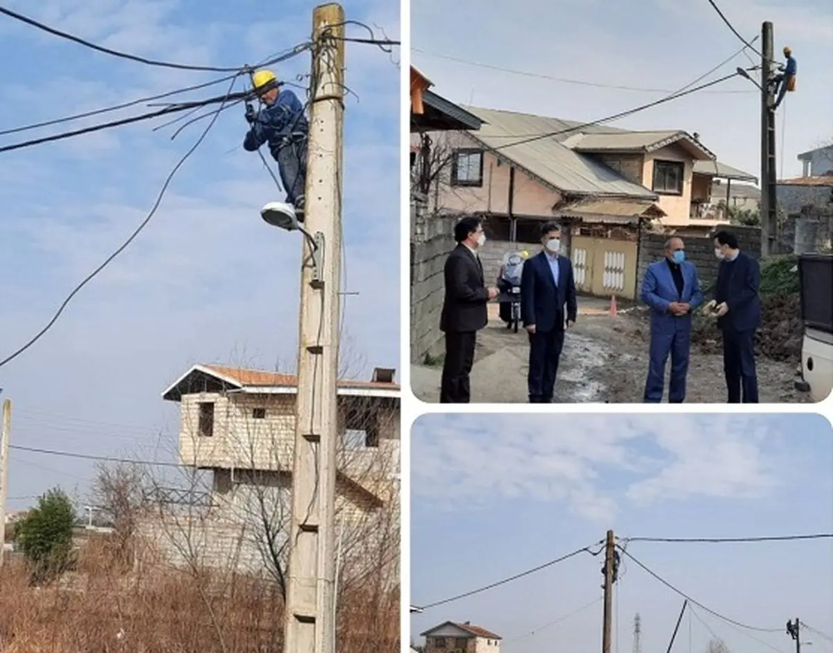 بهره مندی دو شهرستان املش از طرح جهادی احداث کابل خودنگهدار