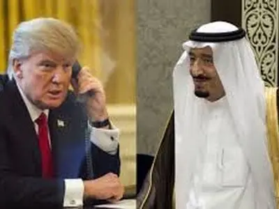 گفت‌وگوی تلفنی ترامپ و ملک سلمان