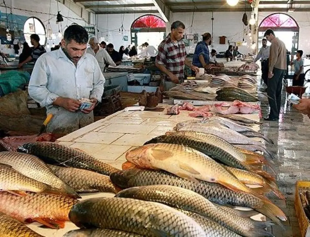 افزایش روزانه صادرات ماهی جنوب به خارج از کشور/بازار ماهی فروشان اهواز آماده برای مهمانان نوروزی