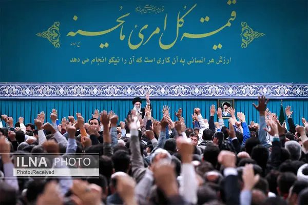 دیدار هزاران نفر از کارگران سراسر کشور با رهبر انقلاب