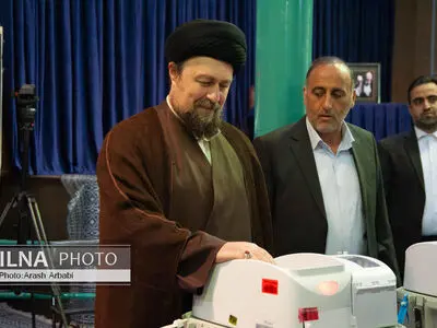 حضور سید حسن خمینی در دور دوم انتخابات مجلس شورای اسلامی 