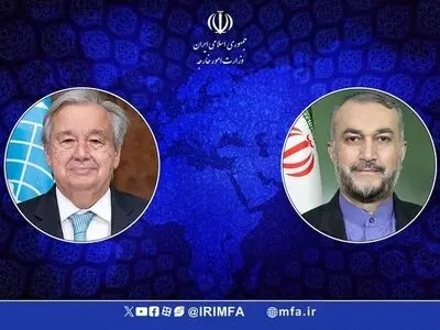 عبداللهیان یوجه ثاني رسالة الى غوتیریش حول التطورات في غزة
