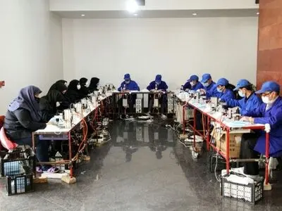 تولید ماسک توسط کارکنان سینماهای تصویر شهر