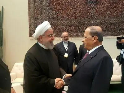 میشل عون: ملت لبنان همواره قدردان محبت ملت و دولت ایران است/ روحانی: از هیچ‌گونه همیاری با بیروت دریغ نمی‌کنیم