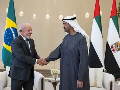 بن زاید با رئیس جمهور برزیل دیدار کرد