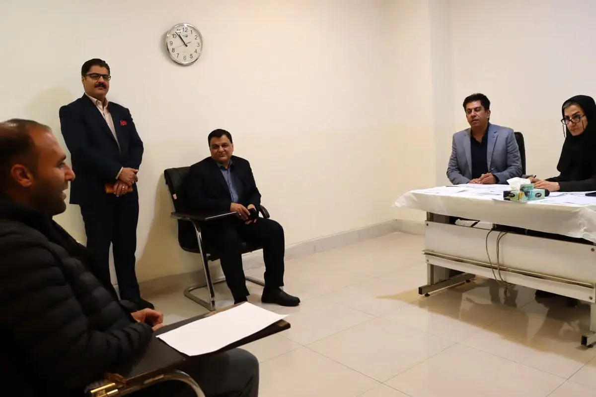 نظارت میدانی مدیرکل تعاون فارس بر مصاحبه‌های آزمون فراگیر