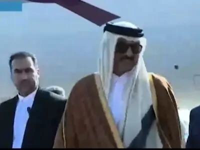 امیر قطر وارد تهران شد