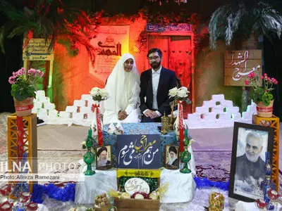 مراسم روز ازدواج در معراج شهدا