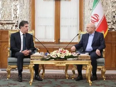 دیدار رئیس اقلیم کردستان عراق با رئیس مجلس