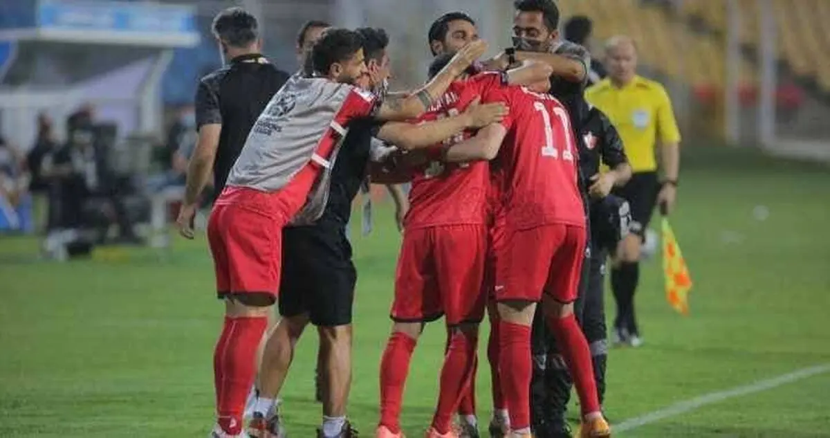برتری پرسپولیس مقابل گوا در نیمه نخست