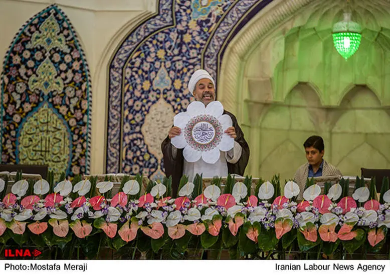 جز خوانی نوجوانان قرآن کریم در حرم حضرت معصومه