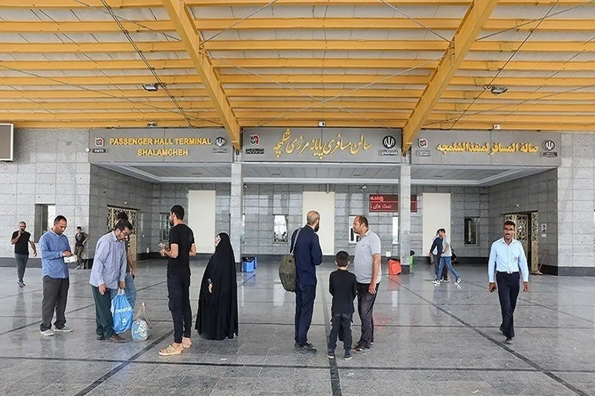تردد بیش از ۴ میلیون و دویست و بیست نفر از مرز شلمچه در شش ماه گذشته