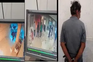 عامل پرتاب شی آتش‌زا به ستاد انتخاباتی جلیلی در مشهد بازداشت شد+ویدیو