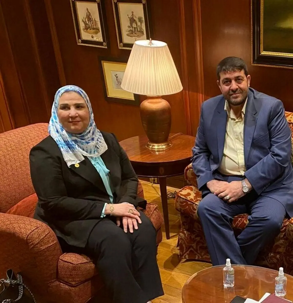 ابراز همدردی وزیر امور اجتماعی مصر در پی حملات هوایی به امدادگران و انبارهای هلال‌احمر