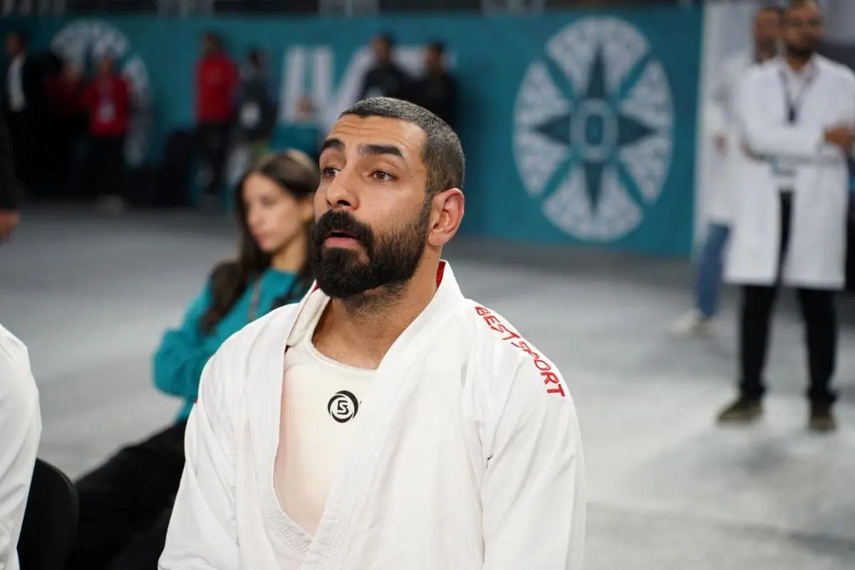 صعود صالح اباذری به فینال کاراته جهان با پیروزی قاطع برابر حریف شیلیایی