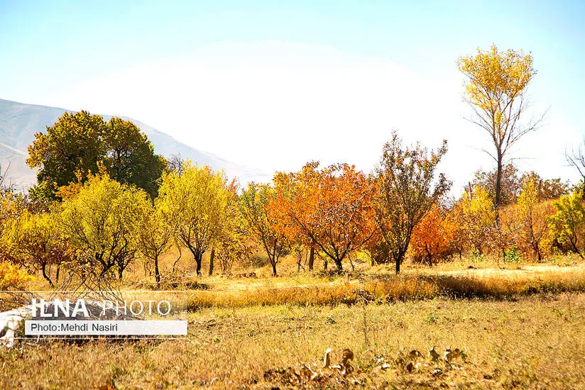  طبیعت پاییزی روستای سرسختی علیا