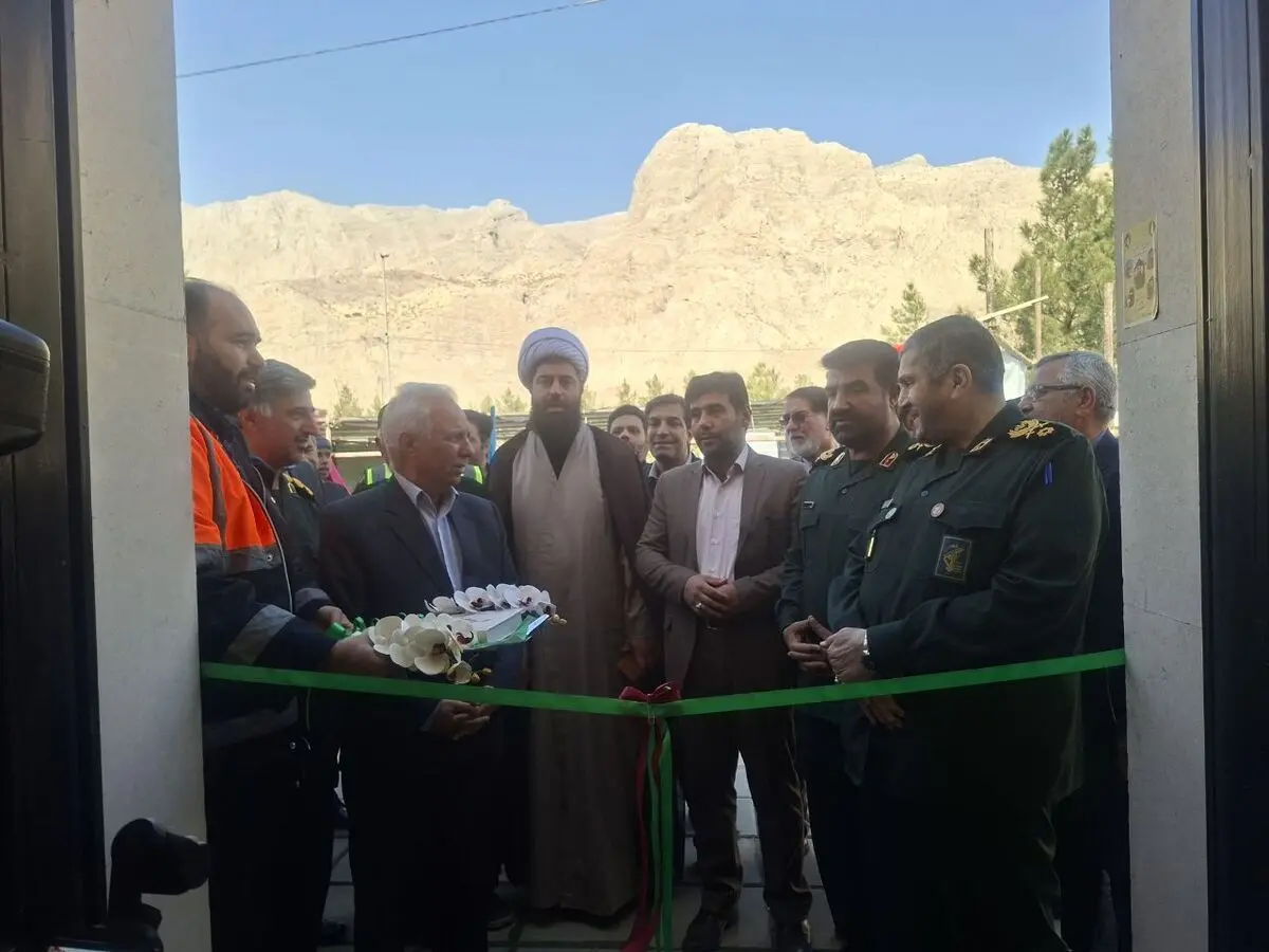 افتتاح نمازخانه بین‌راهی در کرمانشاه