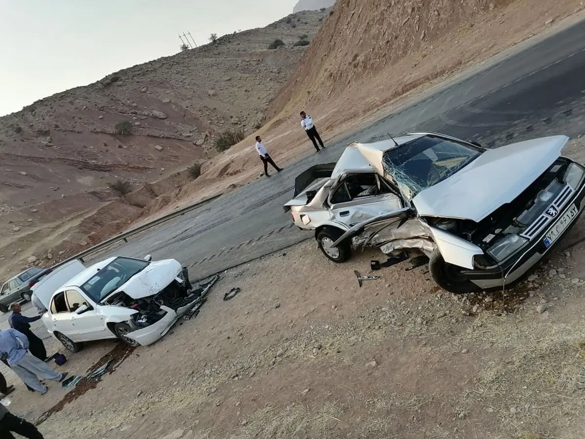 ۴ کشته و مصدوم در حادثه رانندگی محور باغملک به اهواز