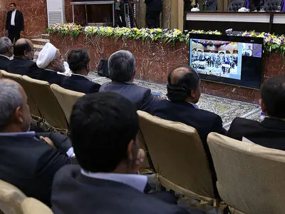 مراسم بهره برداری از چندین پروژه مهم اقتصادی با حضور رییس جمهوری برگزار شد