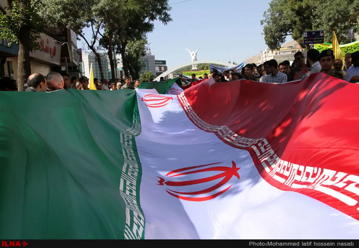 برگزاری مراسم روز جهانی قدس در چهاردهمین روز تحمیل جنگ به ایران