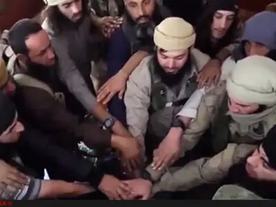 فیلم/هم‌پیمان‌شدن تروریست‌های داعشی‌