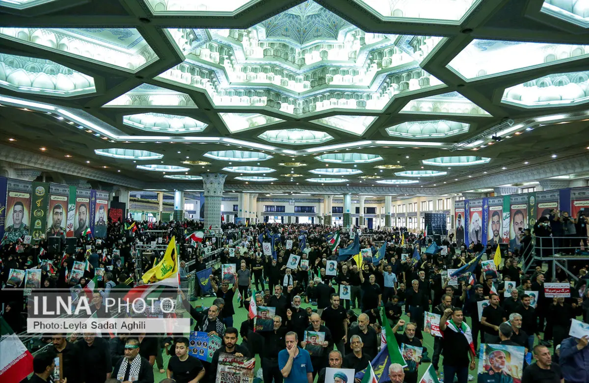گرامیداشت شهدای اقتدار در مصلی تهران