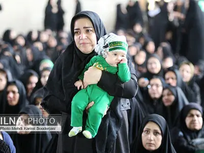 مراسم شیرخوارگان حسینی در امامزاده شاهجرا سودرجان