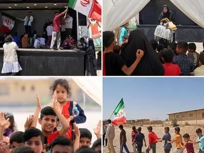 برنامه‌های مهرگیتی و کانون پرورش فکری برای کودکان سیل‌زده