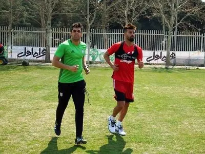 تمرینات رضاییان در کمپ تیم ملی