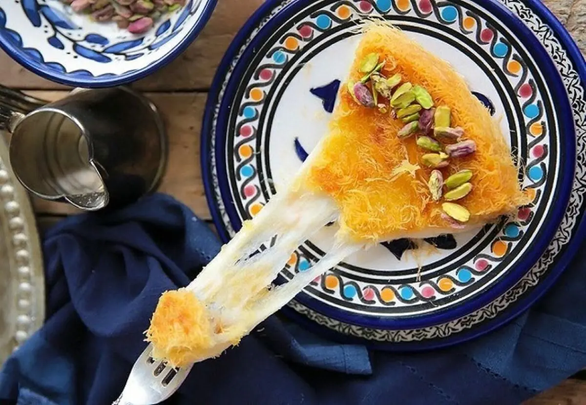 ۲ طرز تهیه دسر کنافه پنیری ترکی 