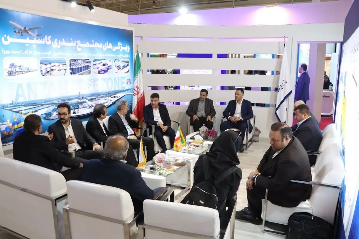 تکاپوی غرفه منطقه آزاد انزلی در هفتمین نمایشگاه بین‌المللی ایران اکسپو
