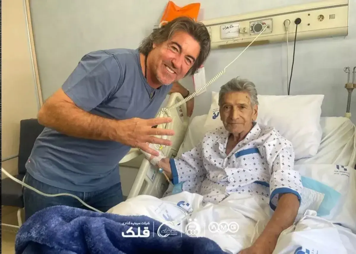 دیدار احساسی ساپینتو با کارگرجم در بیمارستان