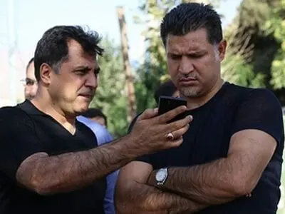 دایی با دستیاران همیشگی خود در سایپا