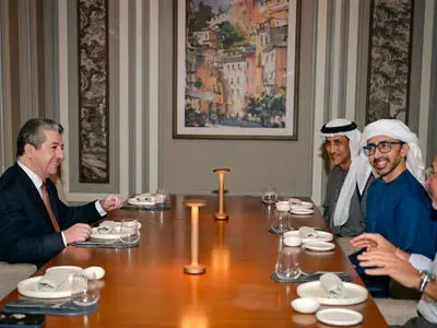 نخست‌وزیر اقلیم کردستان با وزیرخارجه امارات دیدار کرد