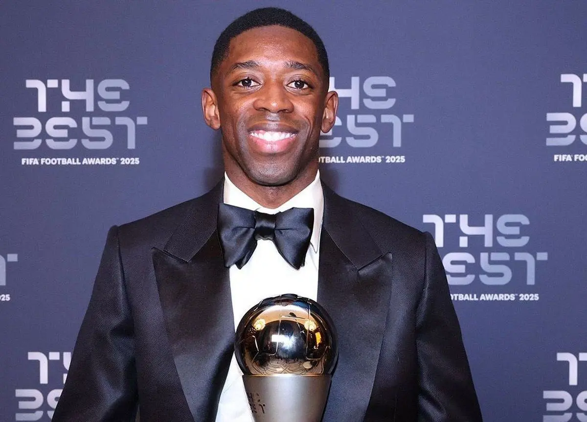 مراسم دِ بست ۲۰۲۵؛ دمبله مرد سال فیفا شد